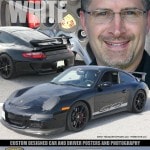 Porsche GTR Black Custom Designed Poster