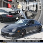 Porsche GTR Black Custom Designed Poster