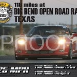 2012 BBORR Photo Poster Big Bend Open Road Race