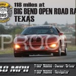 2012 BBORR Photo Poster Big Bend Open Road Race