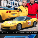 2010 Yellow ZR1 Corvette Poster Banner - BBORR Race Photo